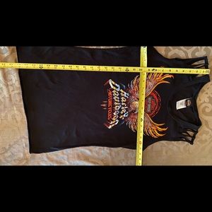 Sleeveless cotton HD top